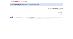 Desktop Screenshot of bemanager.com